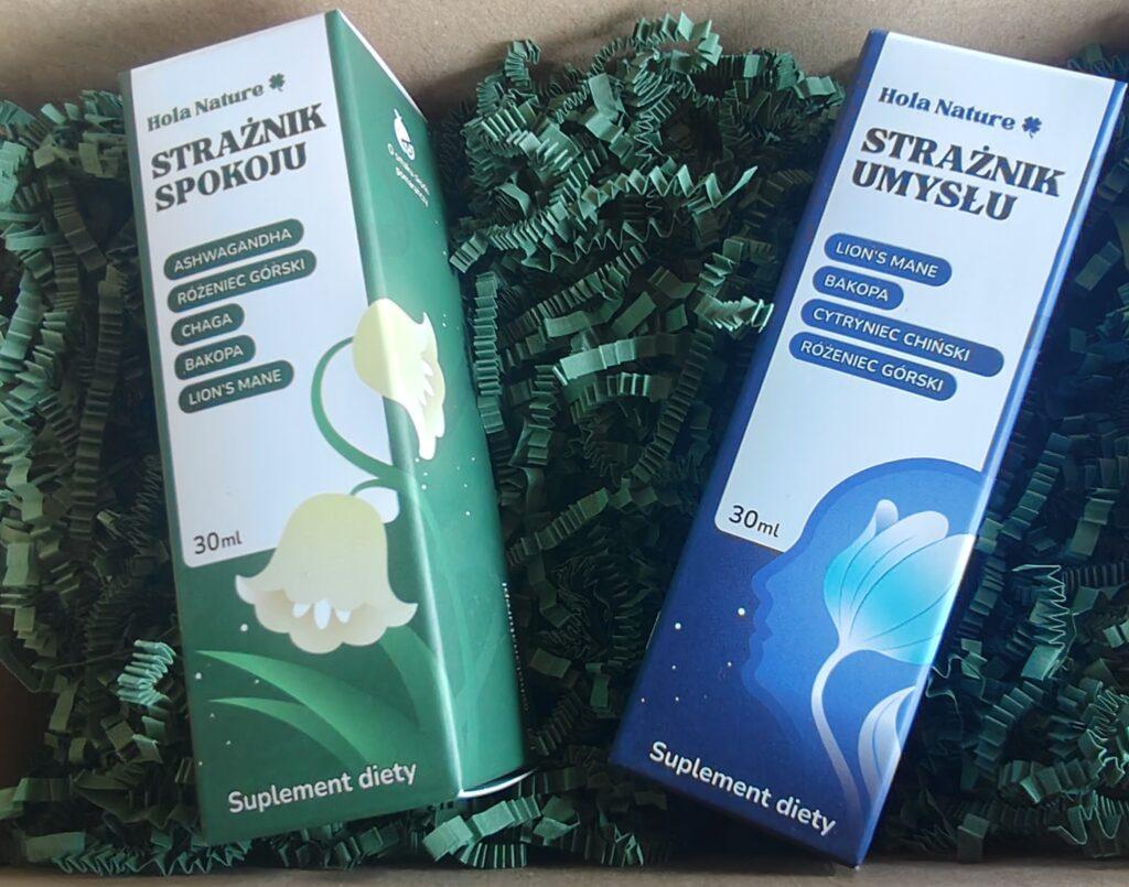 suplementy diety  dwa produkty
